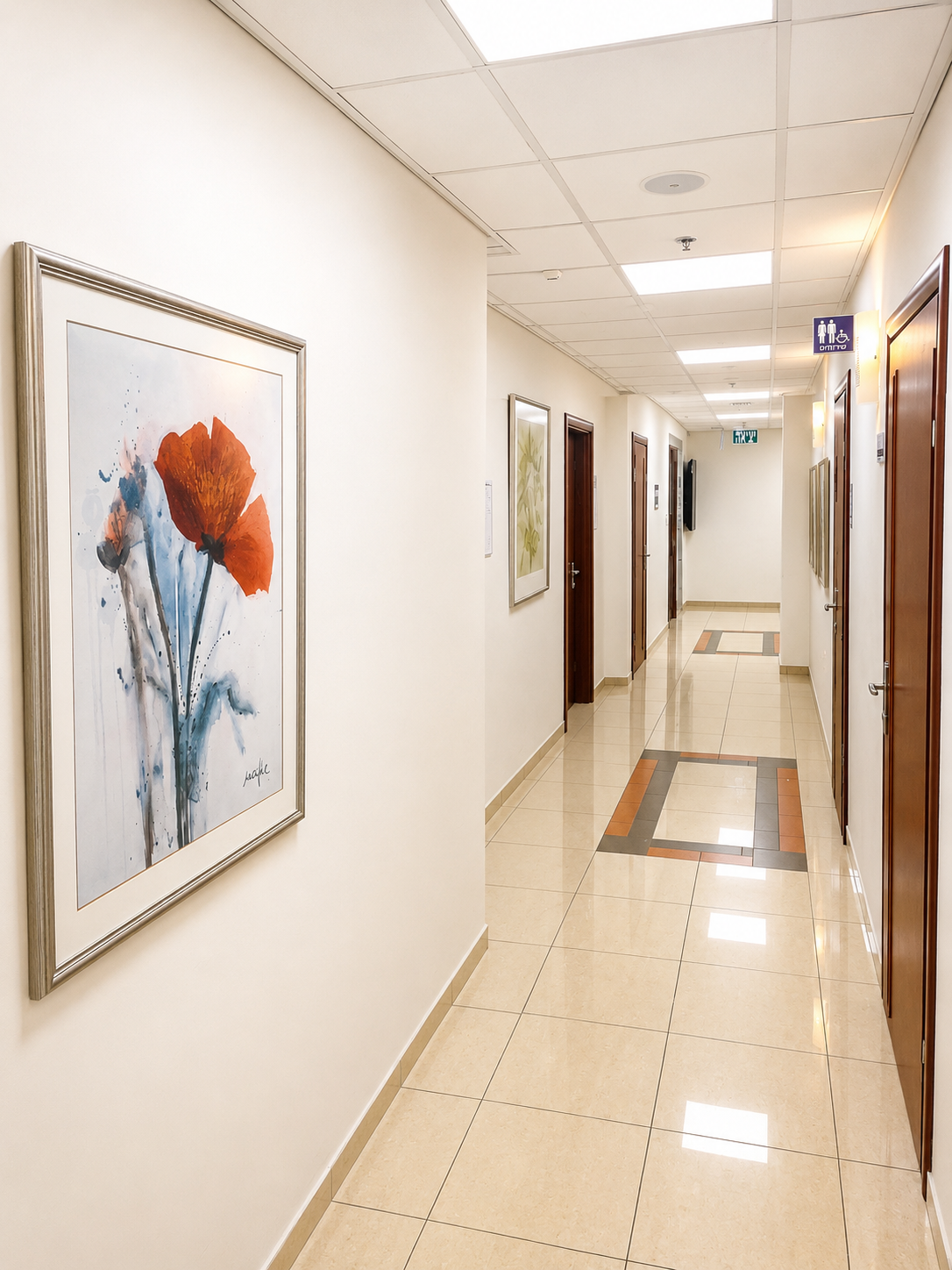 IsraClinic clinic corridor Tel Aviv