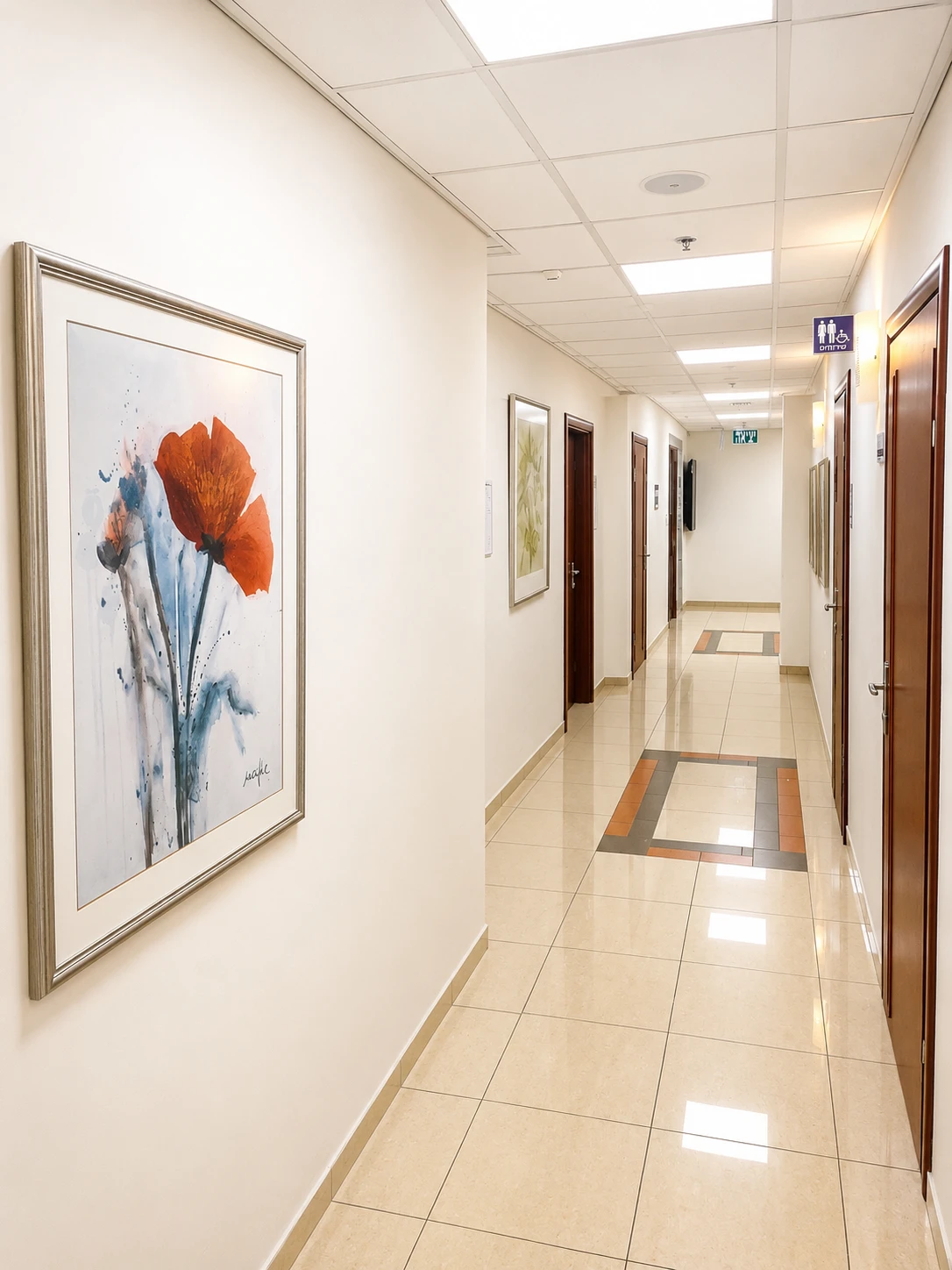 IsraClinic clinic corridor Tel Aviv